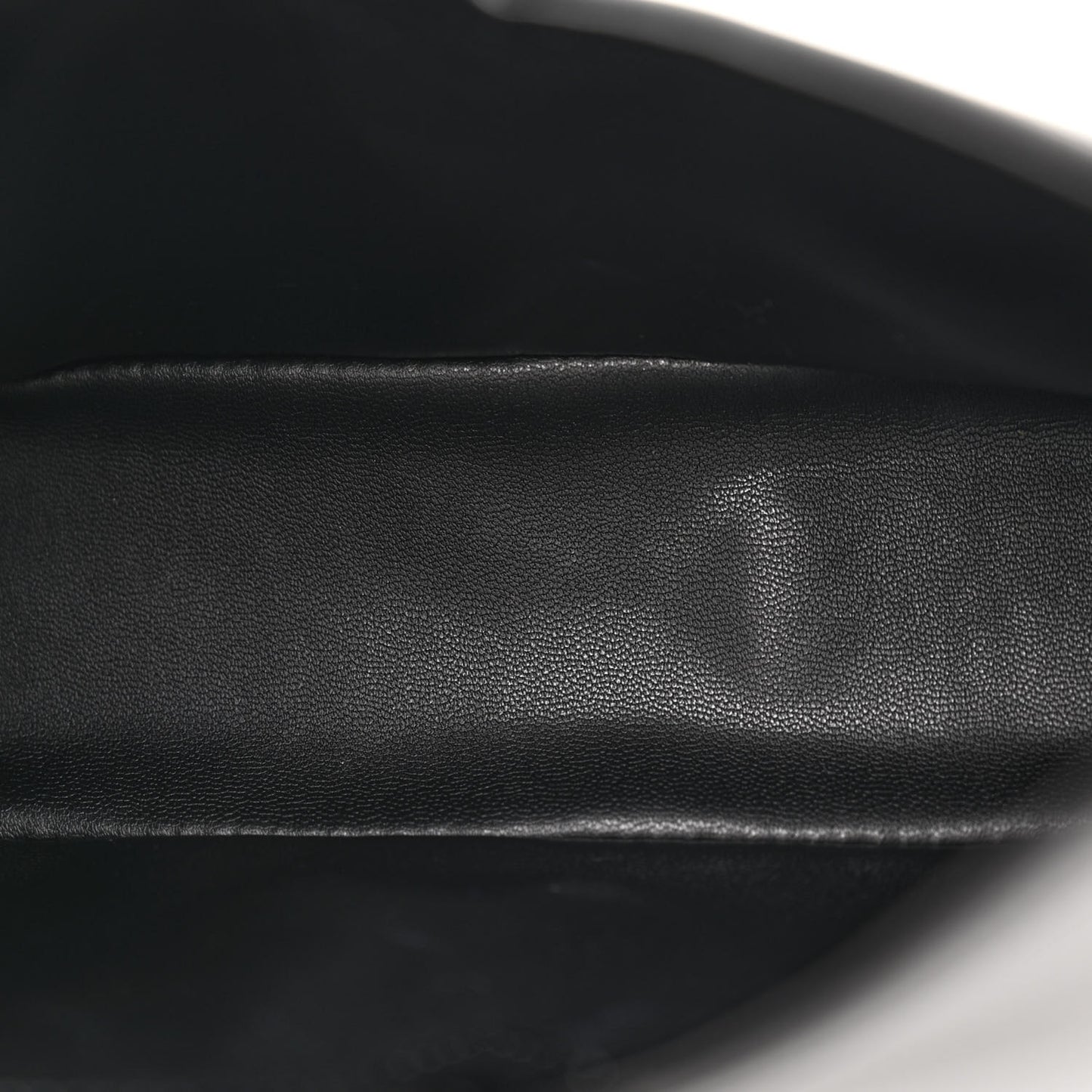 Box Calfskin Mini Cut Out Shoulder Bag Black