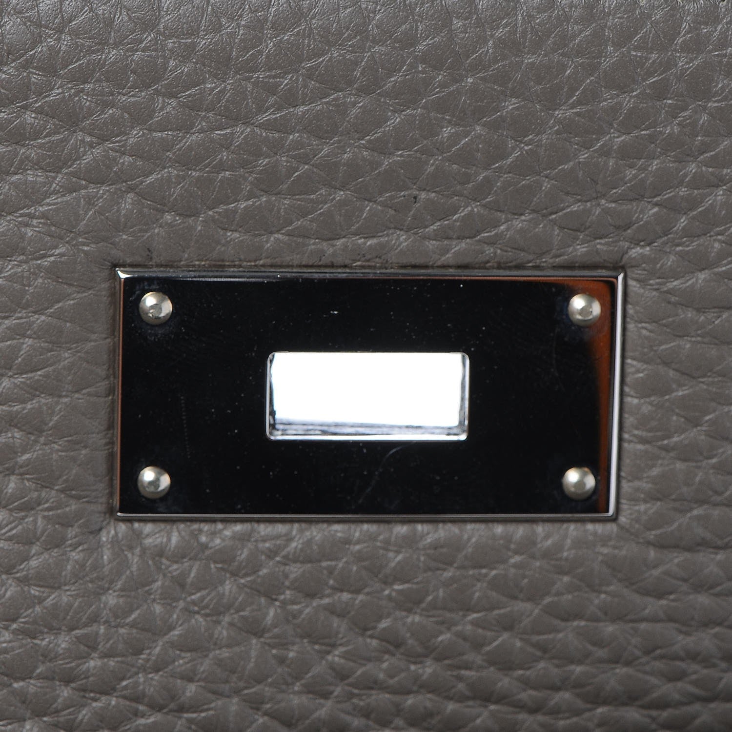 Hermes Togo Horseshoe Tri Color Kelly Retourne 40 Etain Gris Tourterelle Graphite 24 of 41