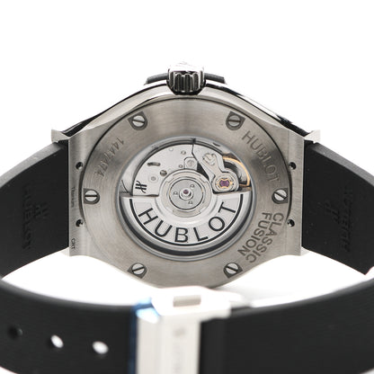 Hublot Titanium Rubber Diamond Bezel 33mm Classic Fusion Automatic Watch Black 582.NX.1170.RX.1204 4 of 5