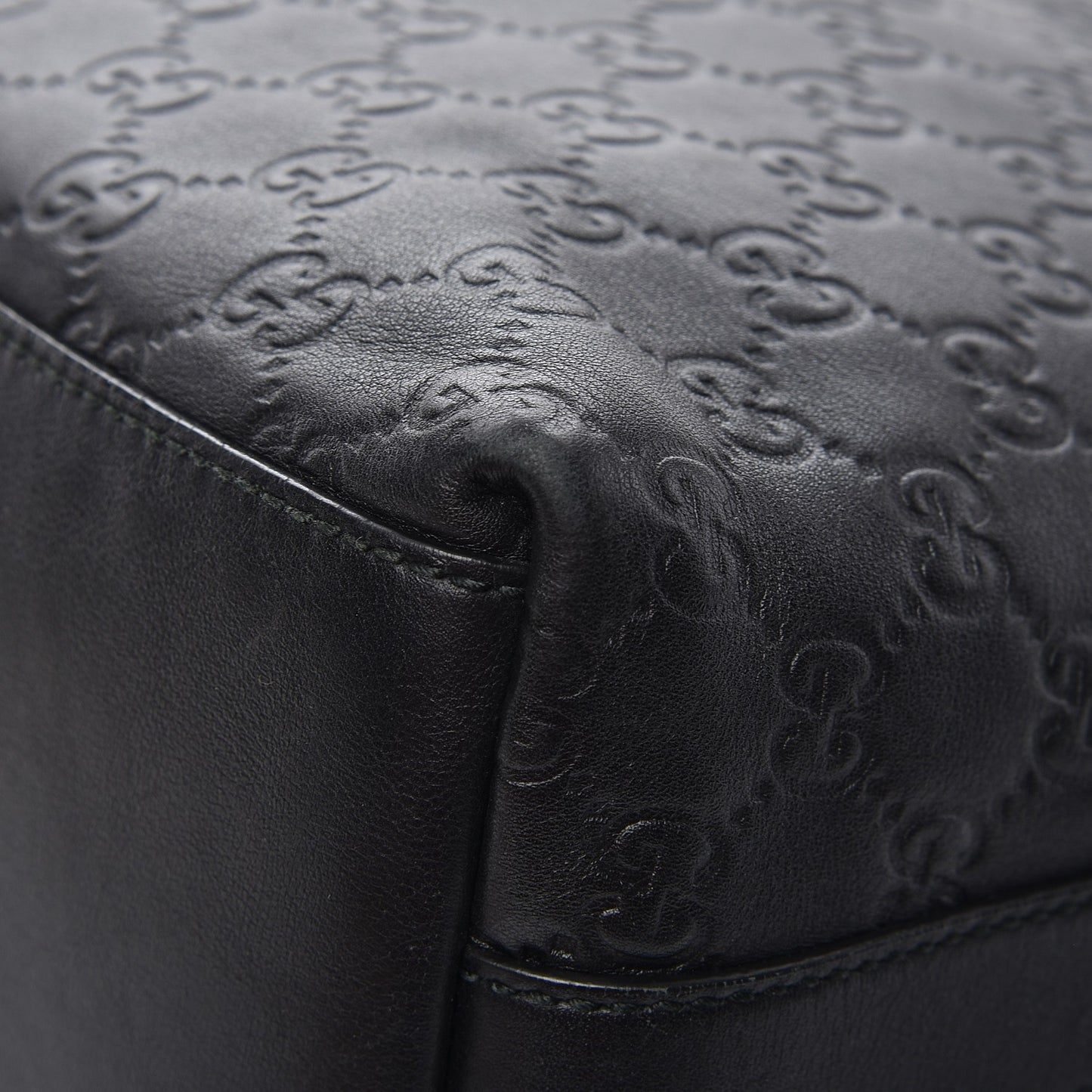 Guccissima Small Miss GG Hobo Black