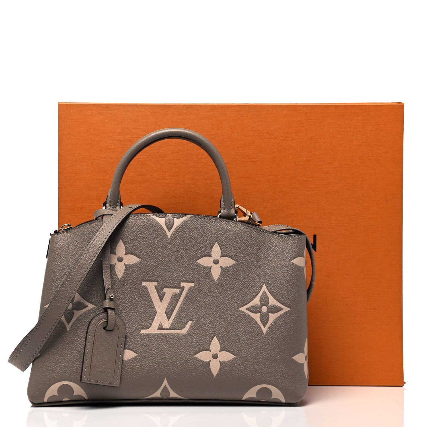 Louis Vuitton Empreinte Monogram Giant Petit Palais Tourterelle Creme 9 of 9