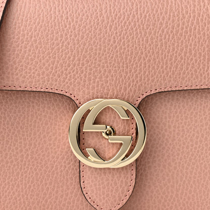 Gucci Dollar Calfskin Small Interlocking G Shoulder Bag Soft Pink 7 of 9