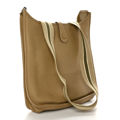 Hermes Taurillon Clemence Amazone Evelyne PM Camel 3 of 10
