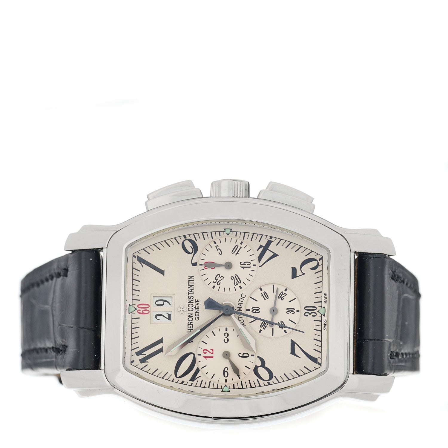 Vacheron Constantin Stainless Steel Alligator 38mm Royal Eagle Chronograph Automatic Watch 49145 2 of 4