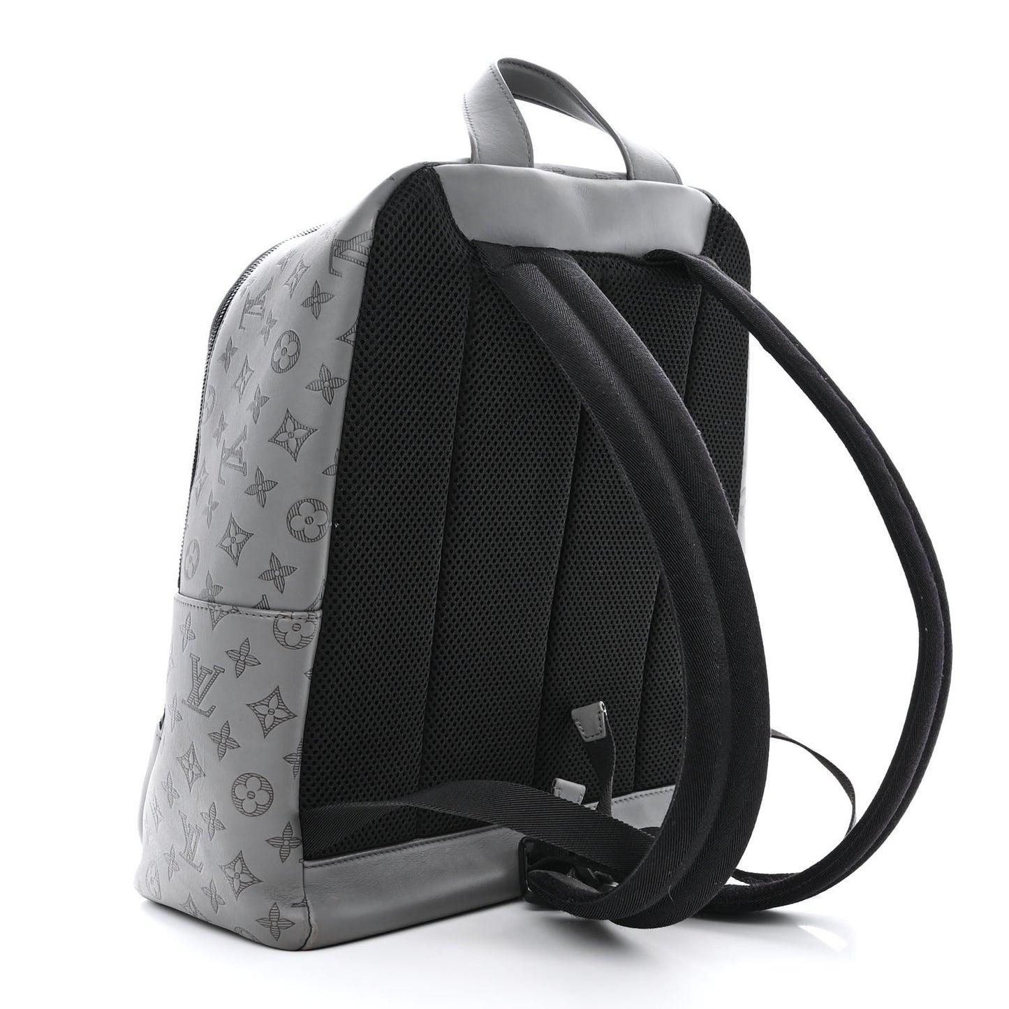 Calfskin Monogram Racer Backpack Grey