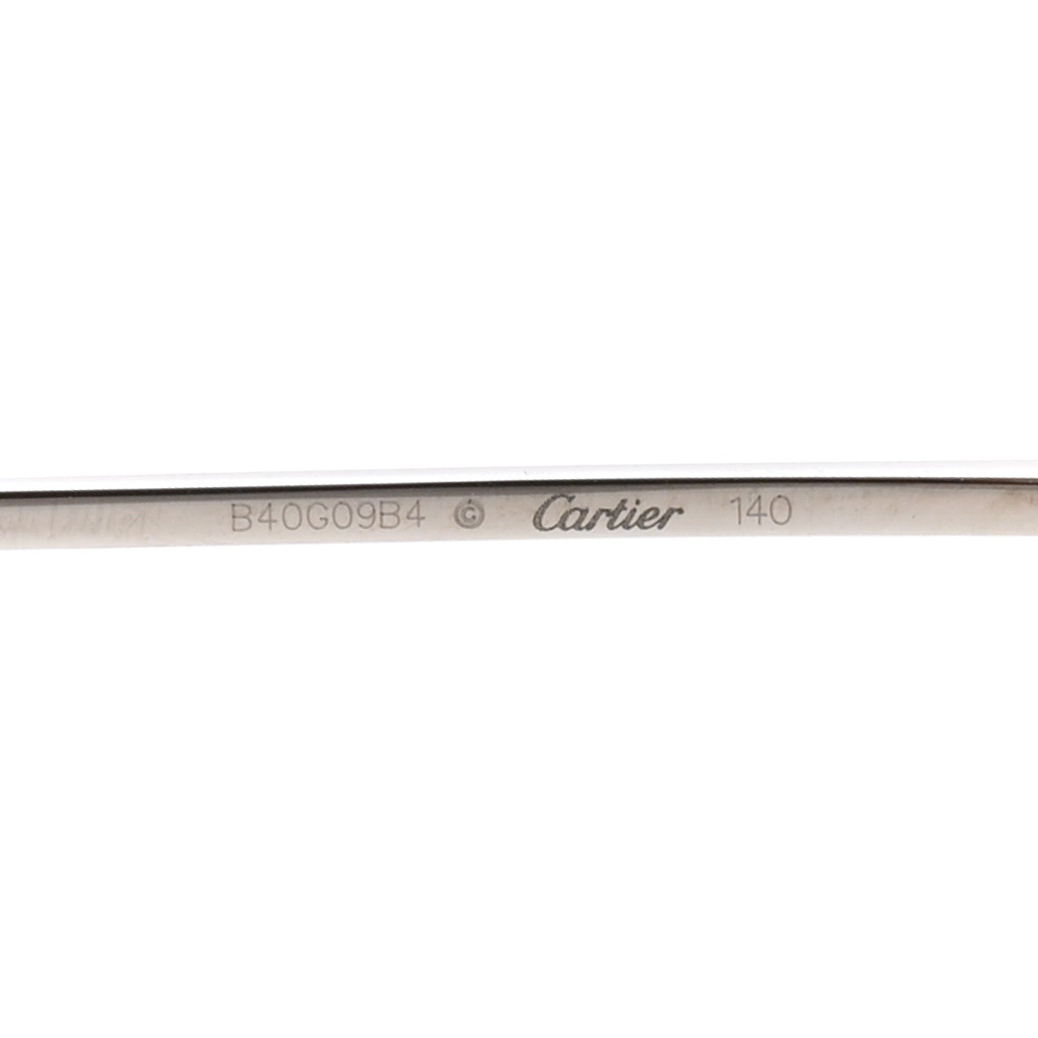Cartier Metal CT0230S Sunglasses Silver Blue 6 of 8