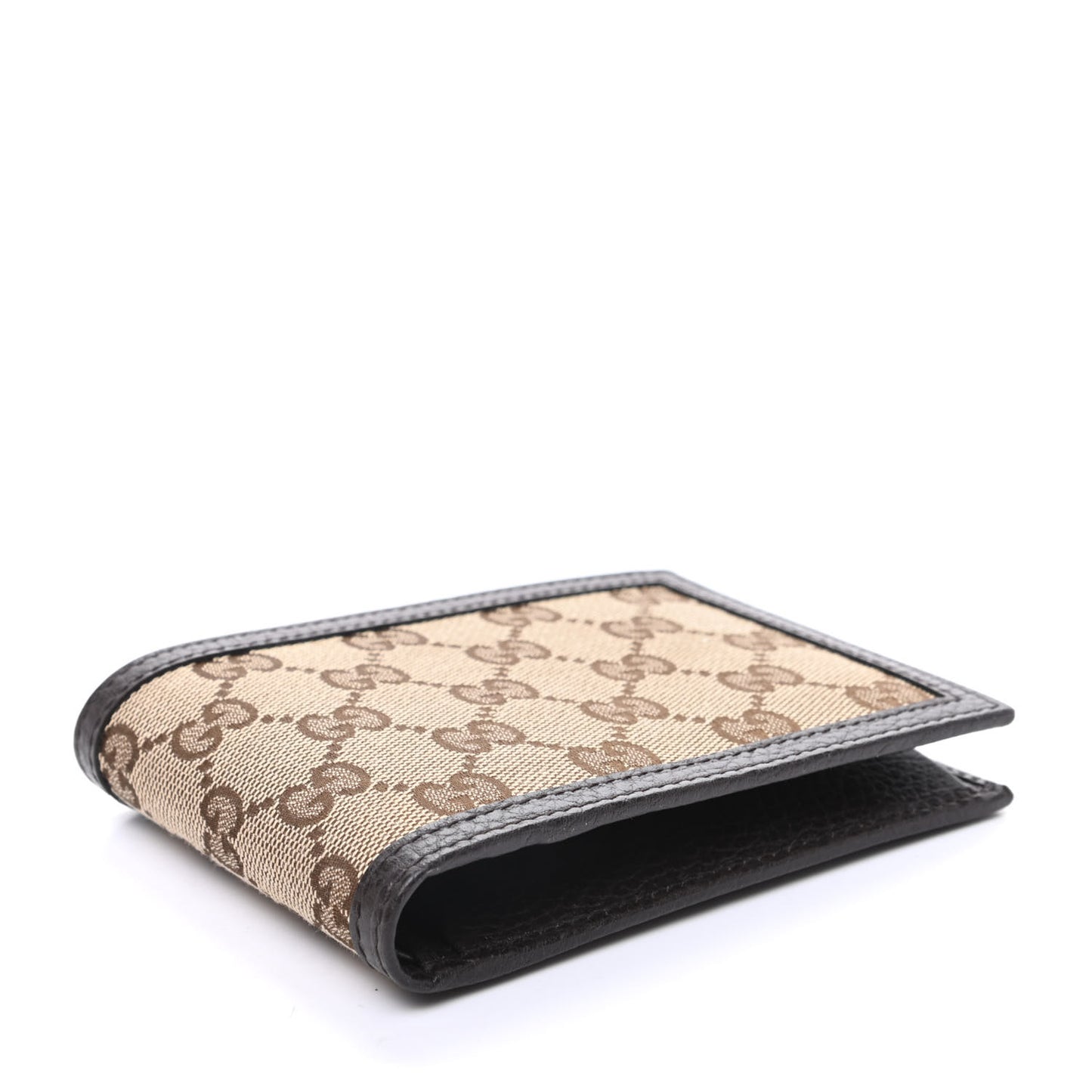 Monogram Bi-Fold Wallet Dark Brown