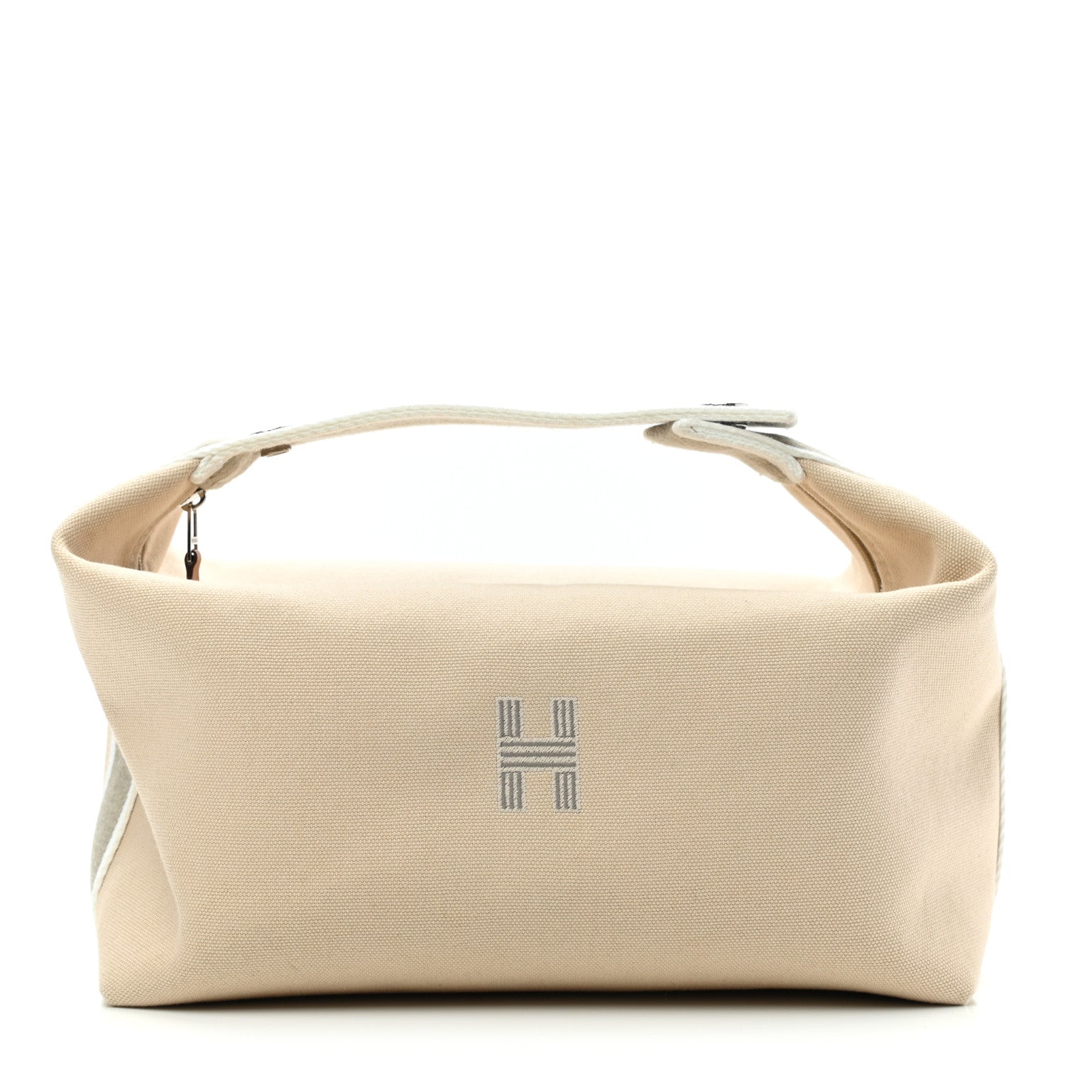 Hermes Canvas Large Bride-A-Brac Pouch Natural 1 of 6