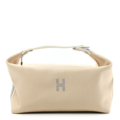 Hermes Canvas Large Bride-A-Brac Pouch Natural 1 of 6
