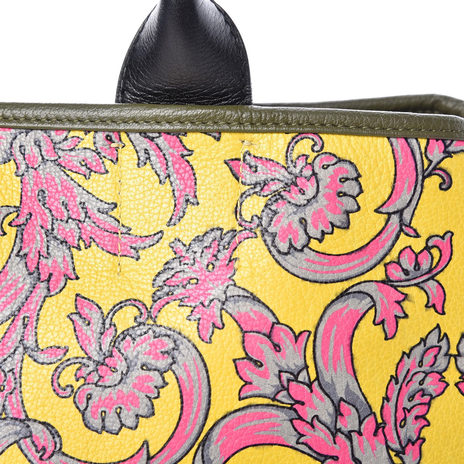 Loewe Calfskin Tales Of Spain Barroco Tote Yellow 10 of 14