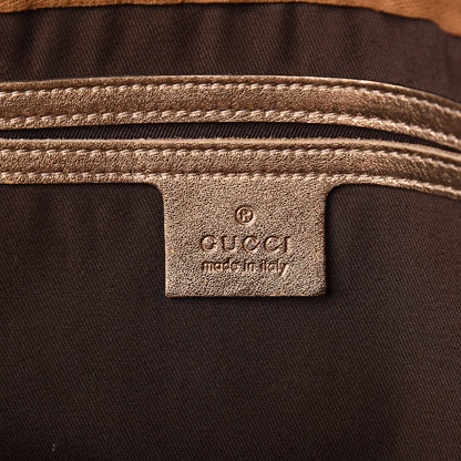 Gucci Crystal Monogram Medium Joy Tote Bag Gold 6 of 12