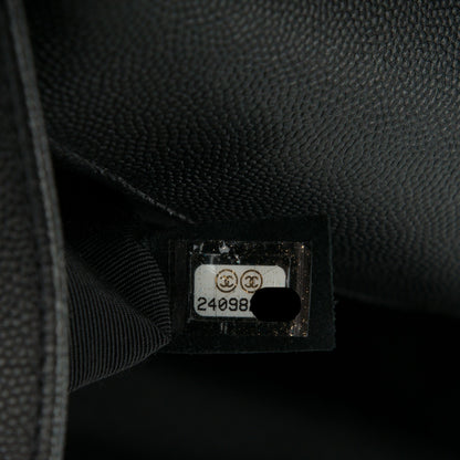 Chanel Caviar Quilted Medium Boy Flap So Black 7 of 7