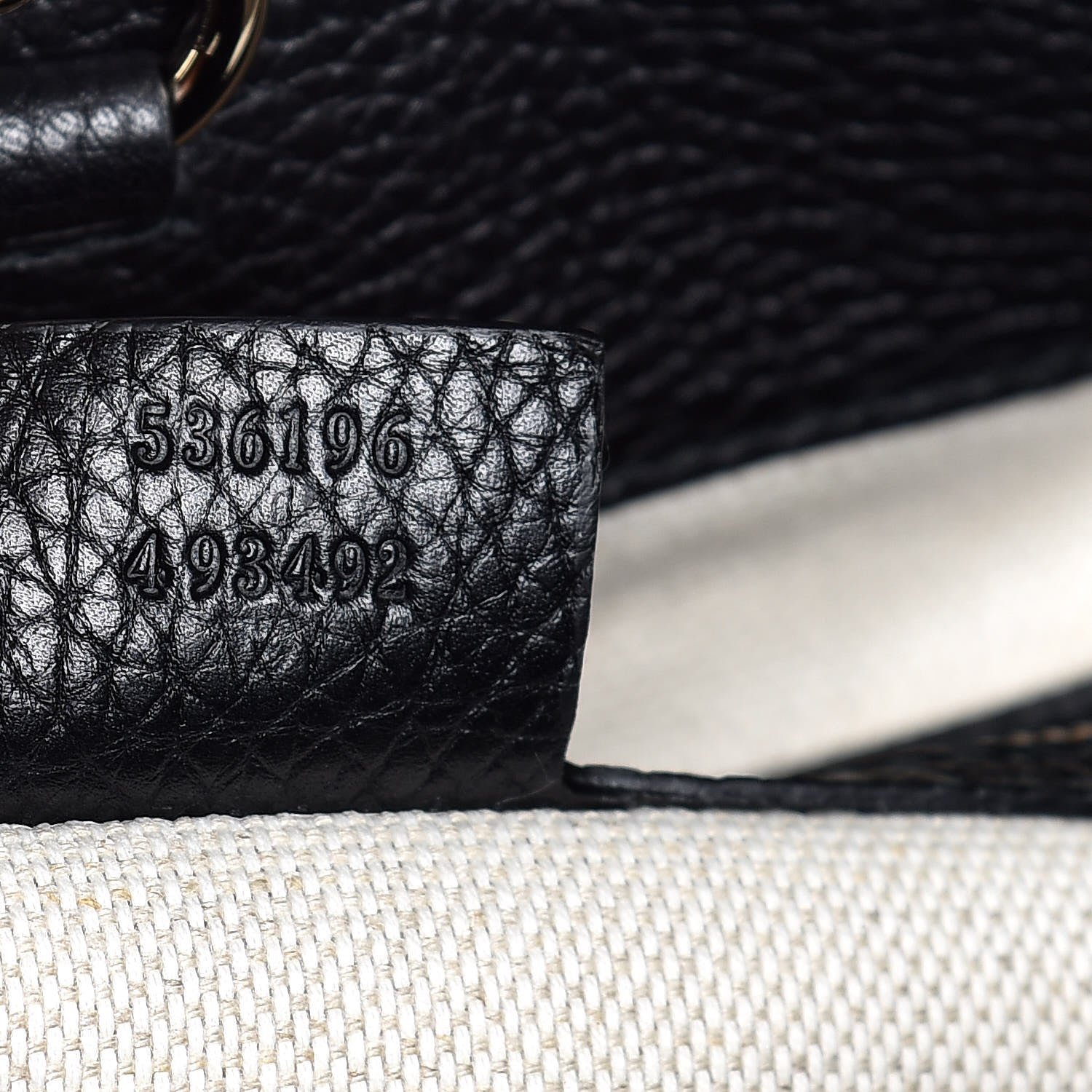 Gucci Pebbled Calfskin Medium Soho Chain Shoulder Bag Black 7 of 7