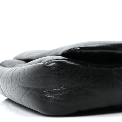 Gucci Lambskin Mini GG Milano Top Handle Shoulder Bag Black 10 of 10