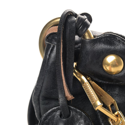 Miu Miu Nappa Matelasse Coffer Hobo Black 12 of 14