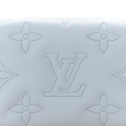 Louis Vuitton Calfskin Bubblegram Wallet On Strap Ice Blue 7 of 10
