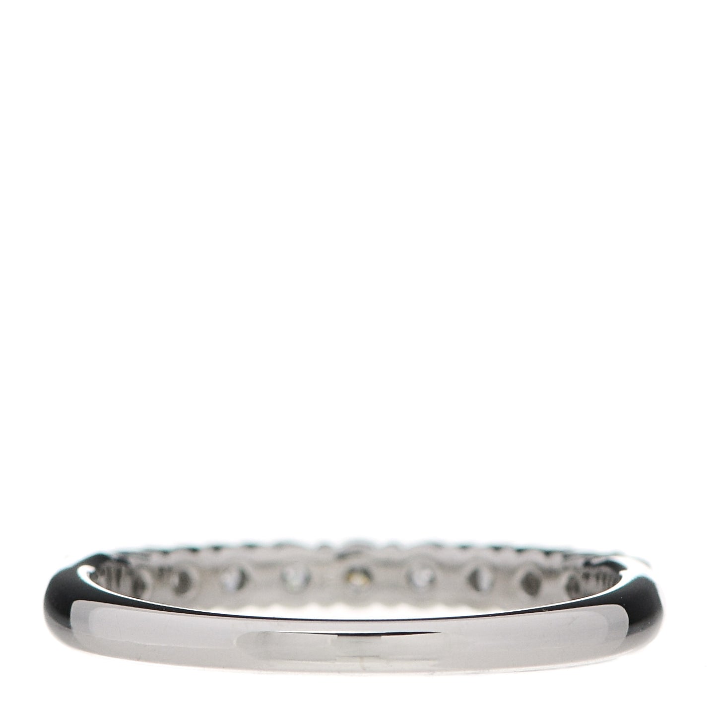 Platinum Diamond .27ct 2.2mm Half Circle Embrace Band Ring 47 4