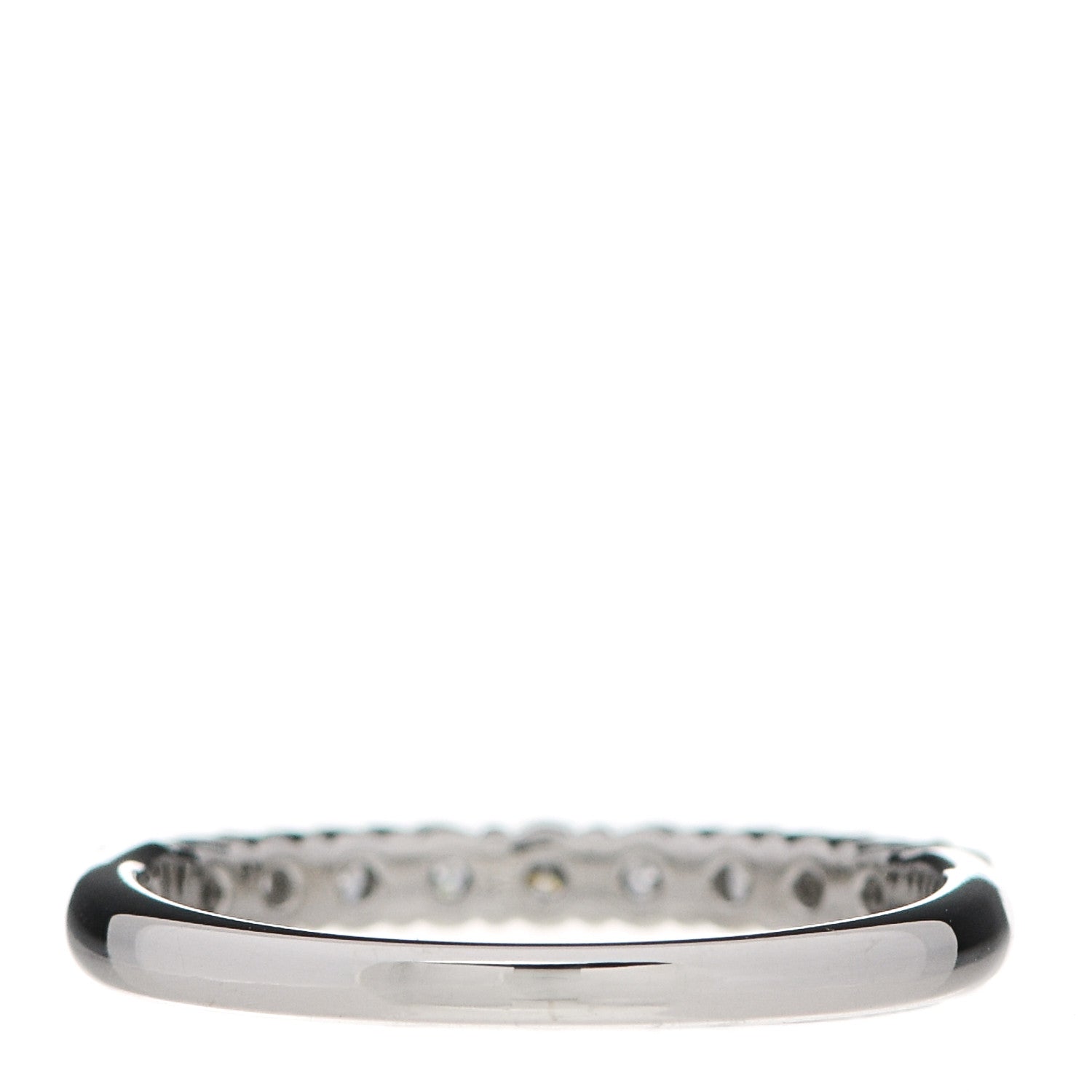 Tiffany Platinum Diamond .27ct 2.2mm Half Circle Embrace Band Ring 47 4 3 of 6