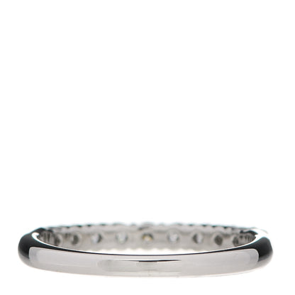 Tiffany Platinum Diamond .27ct 2.2mm Half Circle Embrace Band Ring 47 4 3 of 6