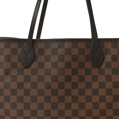 Louis Vuitton Damier Ebene Neo Neverfull MM Rose Ballerine 7 of 9