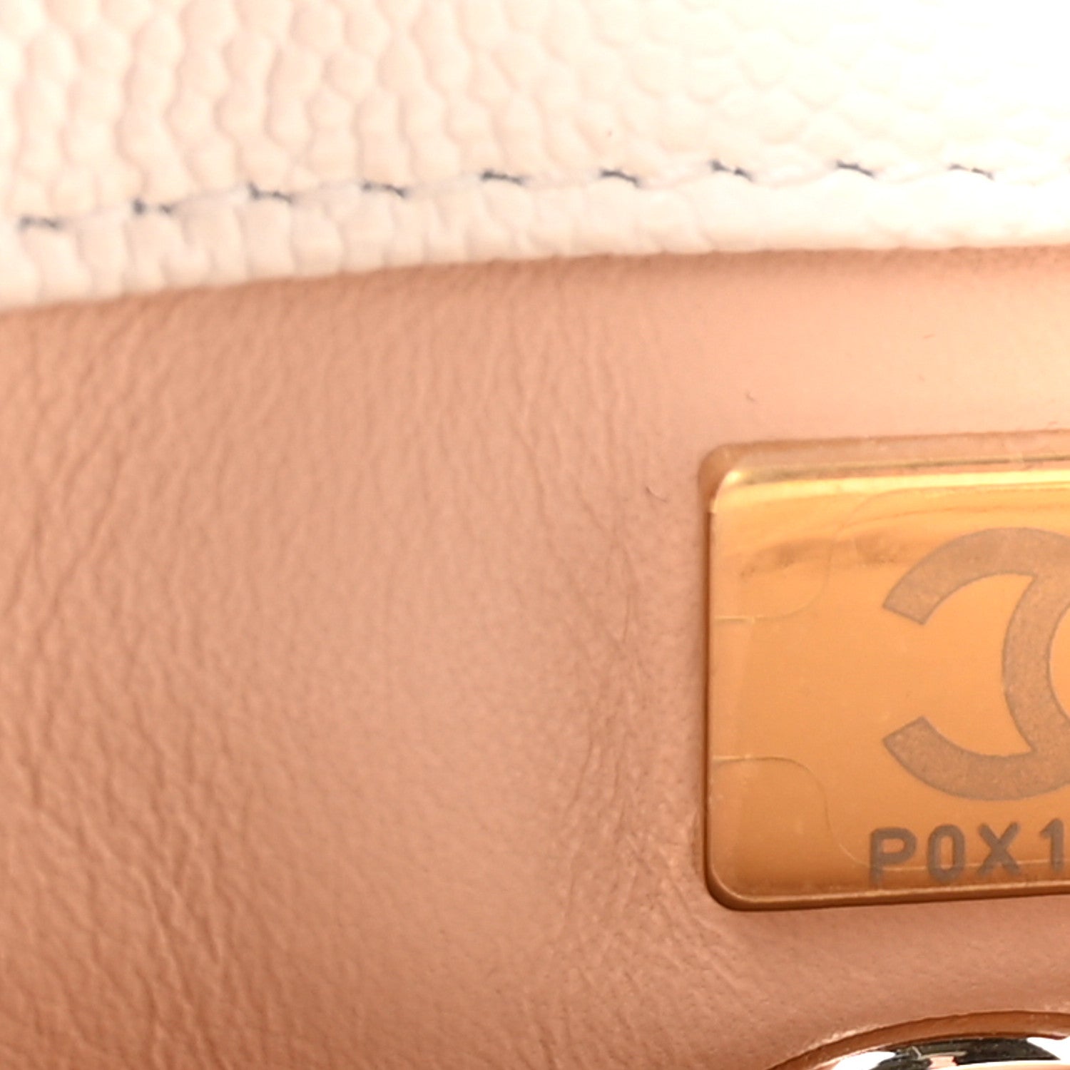 Chanel Caviar Quilted Mini Coco Handle Flap White 7 of 10