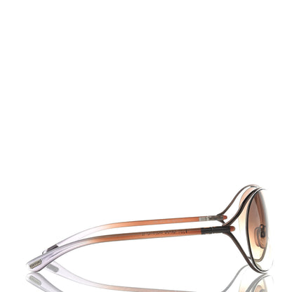 Tom Ford Carla Soft Square Sunglasses TF157 Dark Brown 3 of 9