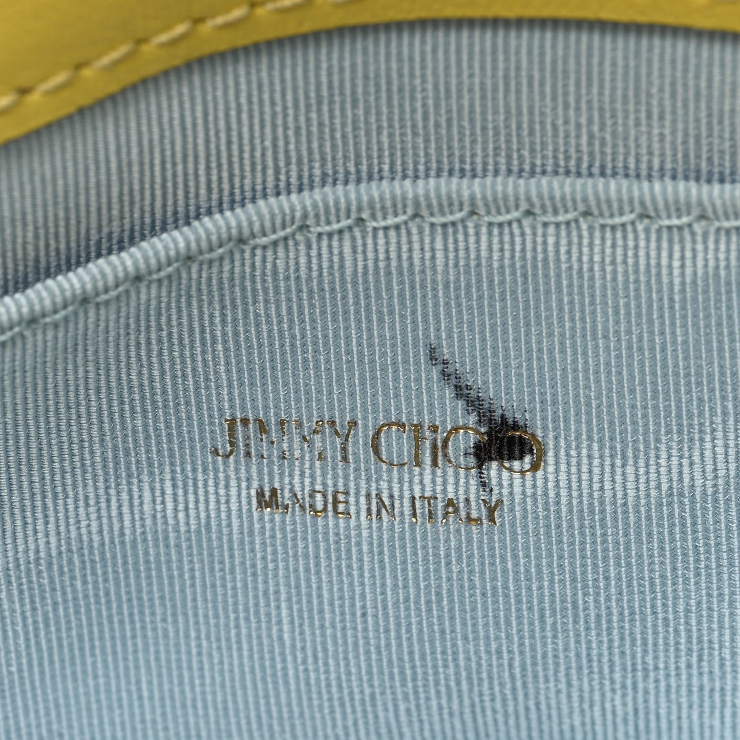 Lizard Embossed Mini Bag Yellow