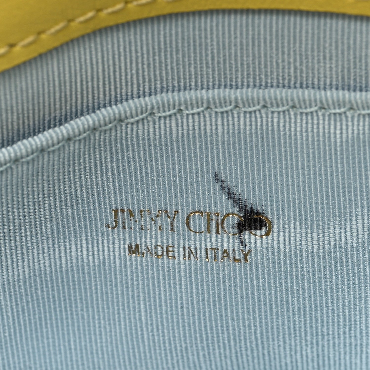 Jimmy Choo Lizard Embossed Mini Bag Yellow 6 of 9
