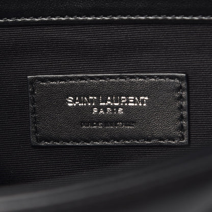 Saint Laurent Calfskin Y Quilted Monogram Loulou Document Holder Black 10 of 11