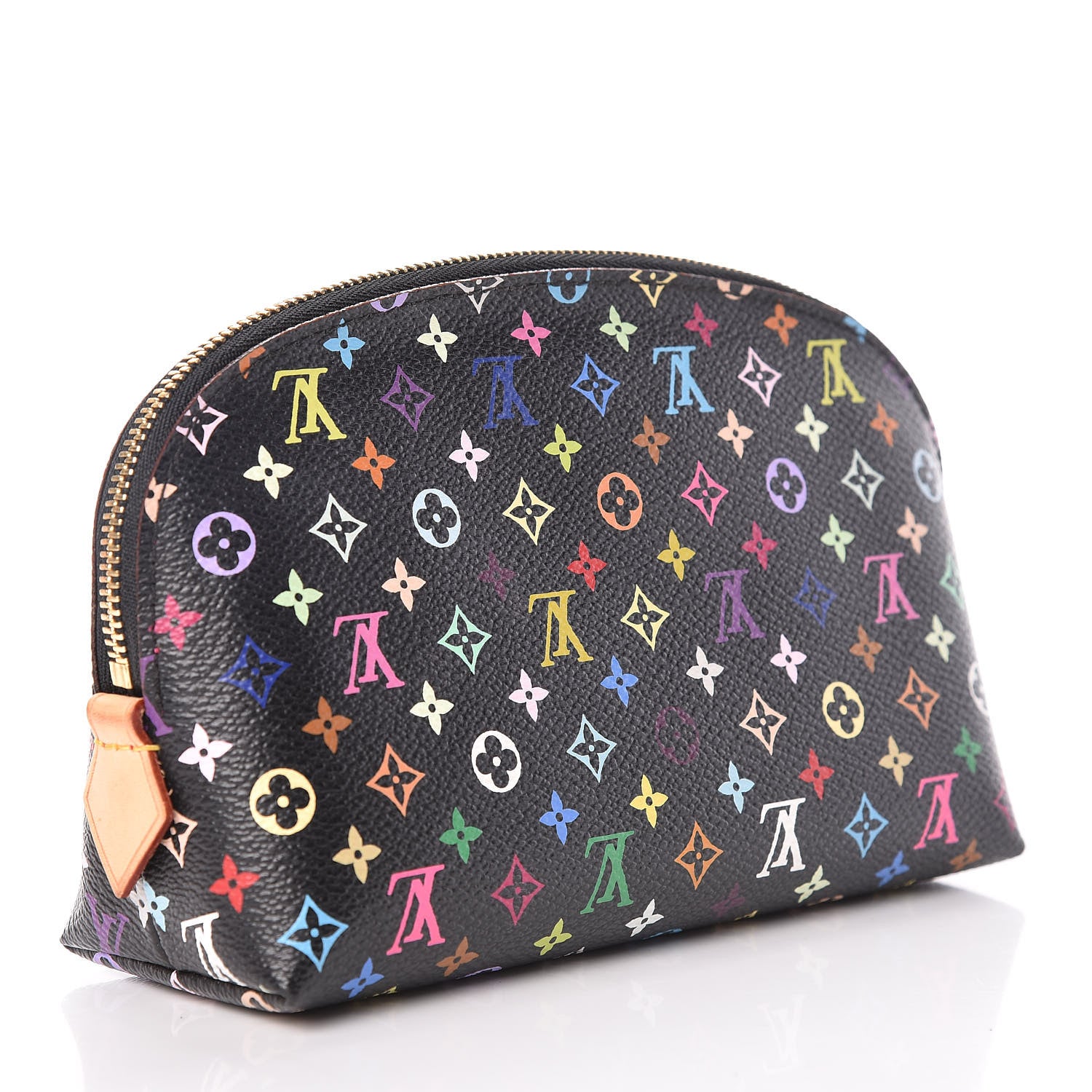 Louis Vuitton Monogram Multicolor Cosmetic Pouch Black Grenade 3 of 9
