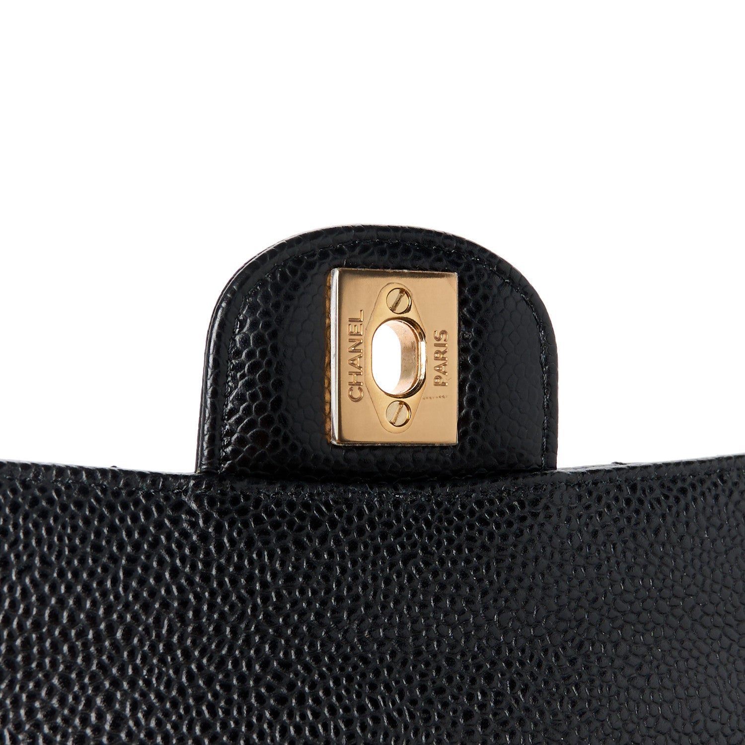 Chanel Caviar Quilted Medium Double Flap Black 7 of 11