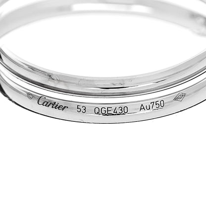 Cartier 18K White Gold Diamond Double Wrap Juste Un Clou Ring 53 6.25 4 of 4