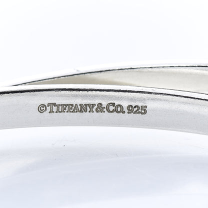 Tiffany Sterling Silver 1837 Interlocking Bangle Bracelet 5 of 8