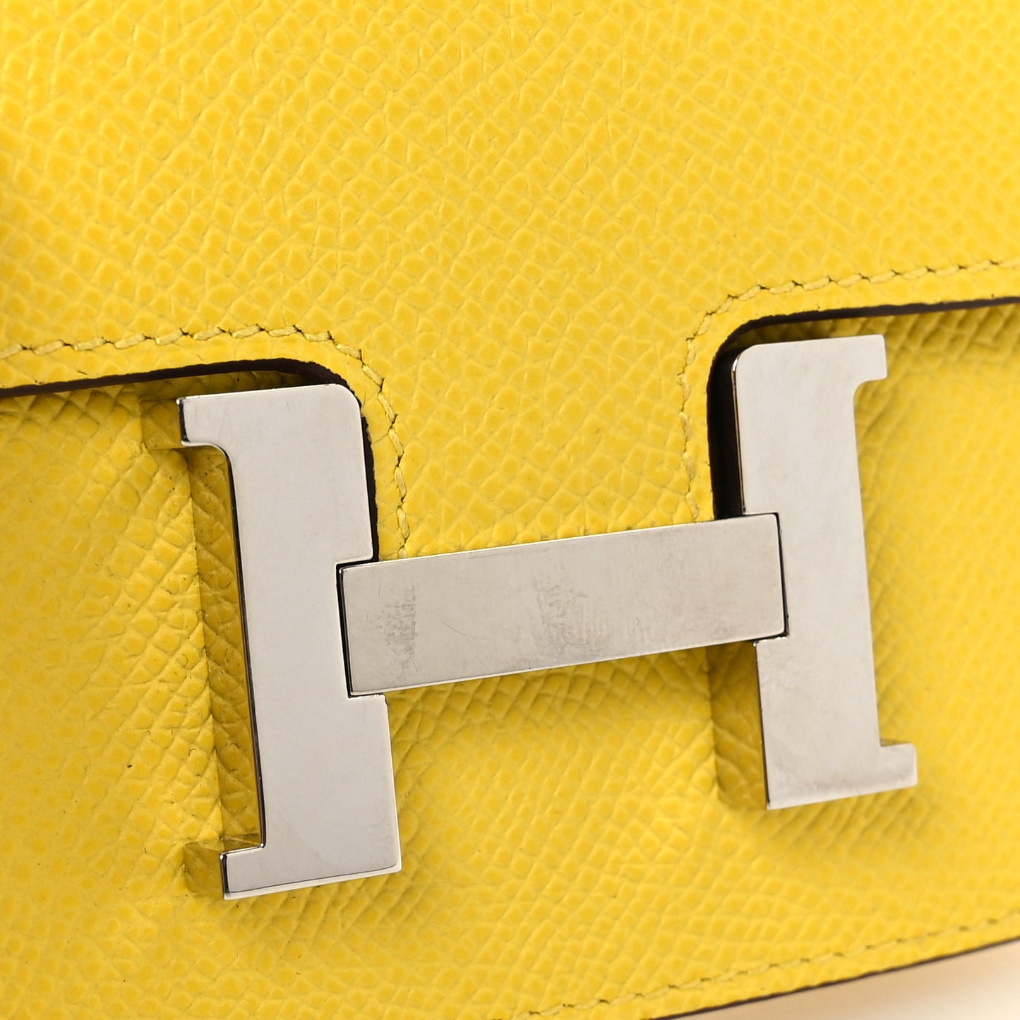 Epsom Constance Slim Wallet Jaune de Naples