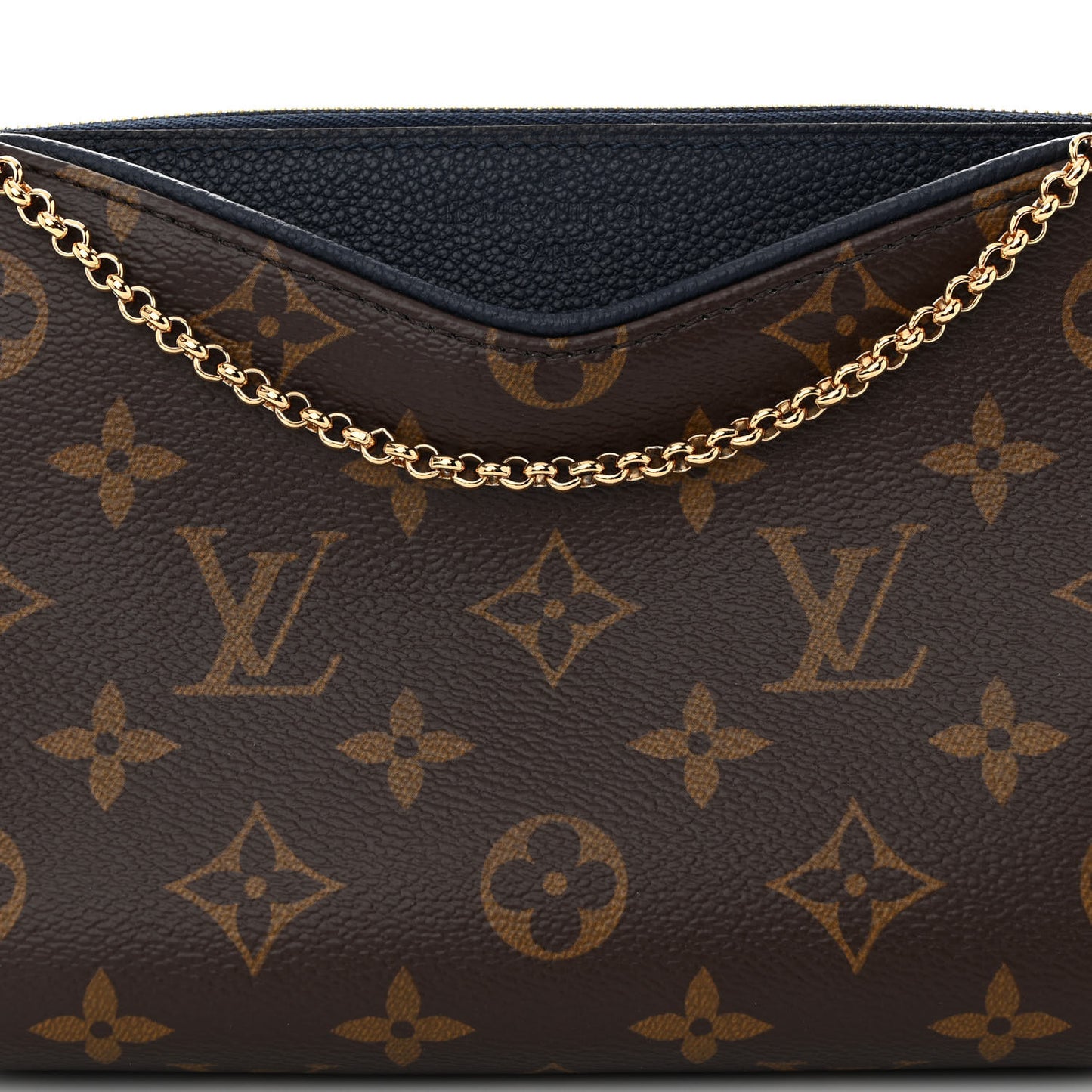 Monogram Pallas Clutch Black