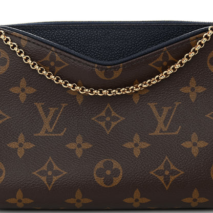 Louis Vuitton Monogram Pallas Clutch Black 7 of 9