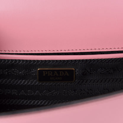 Prada Saffiano Soft Calfskin Chain Crossbody Bag Petalo 8 of 9