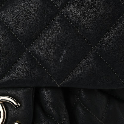 Chanel Washed Lambskin Quilted Medium Chain Around Messenger Dark Grey 12 of 14