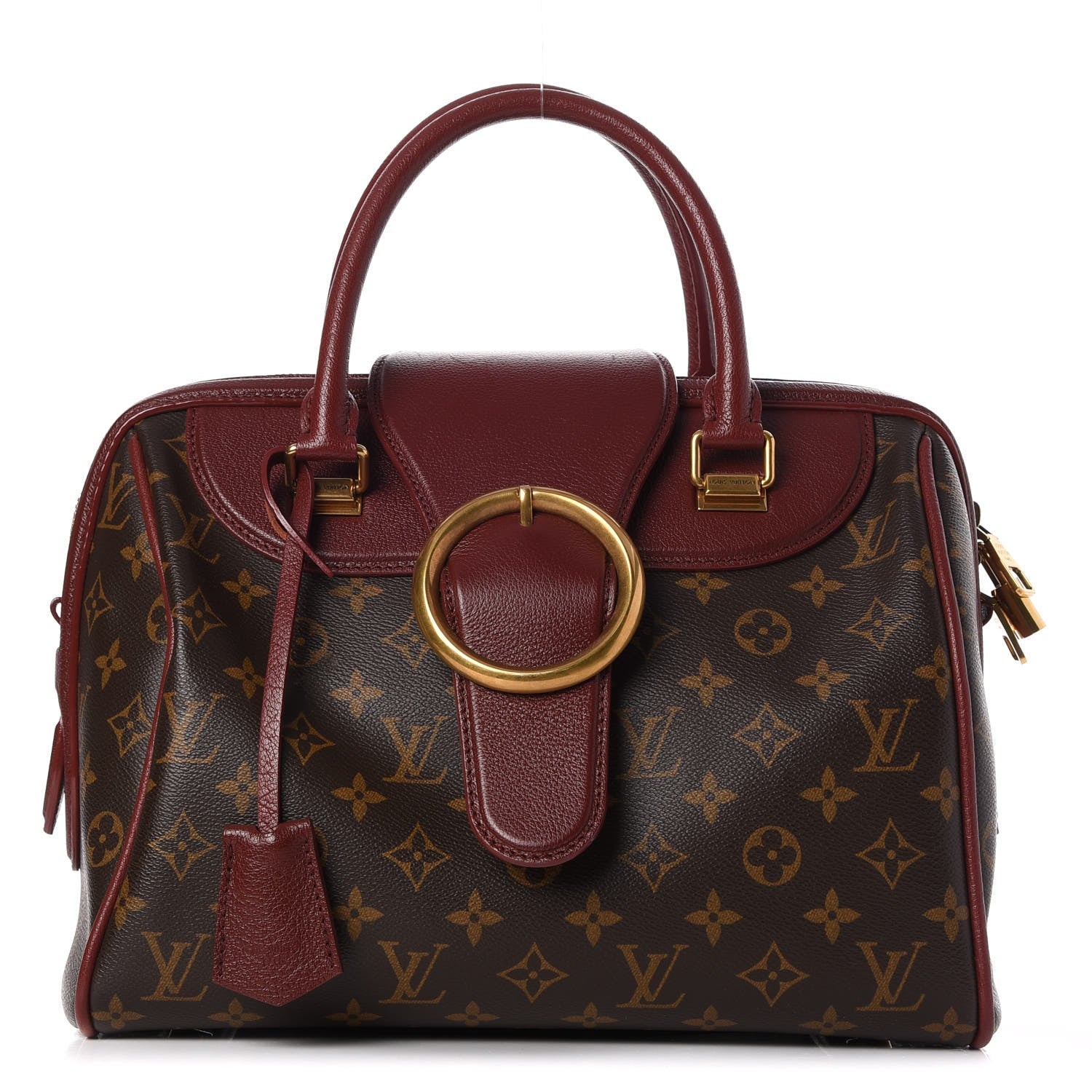Louis Vuitton Monogram Golden Arrow Speedy Burgundy 1 of 9