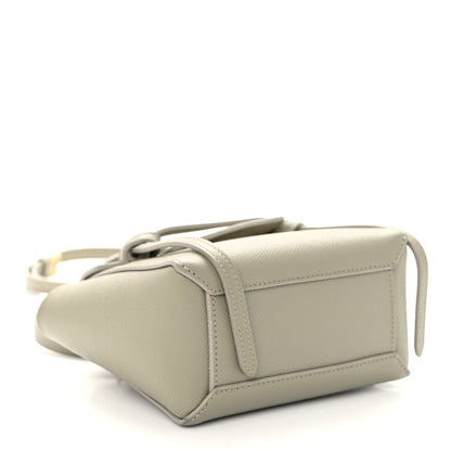 Celine Grained Calfskin Pico Belt Bag Green Clay 4 of 10