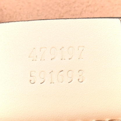 Gucci GG Supreme Monogram Medium Padlock Tote White 7 of 9