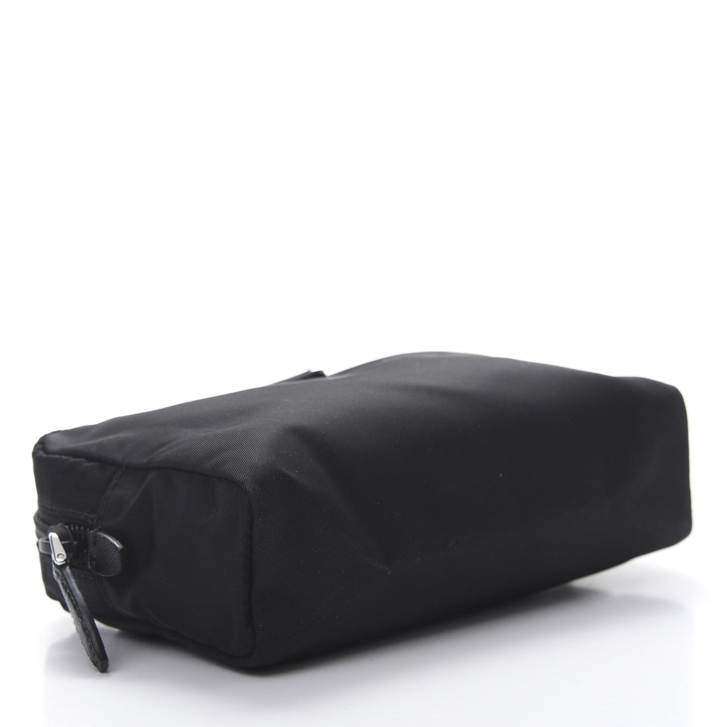Nylon Tessuto Cosmetic Pouch Black