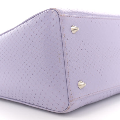 Christian Dior Snakeskin Medium Lady Dior Purple 9 of 13