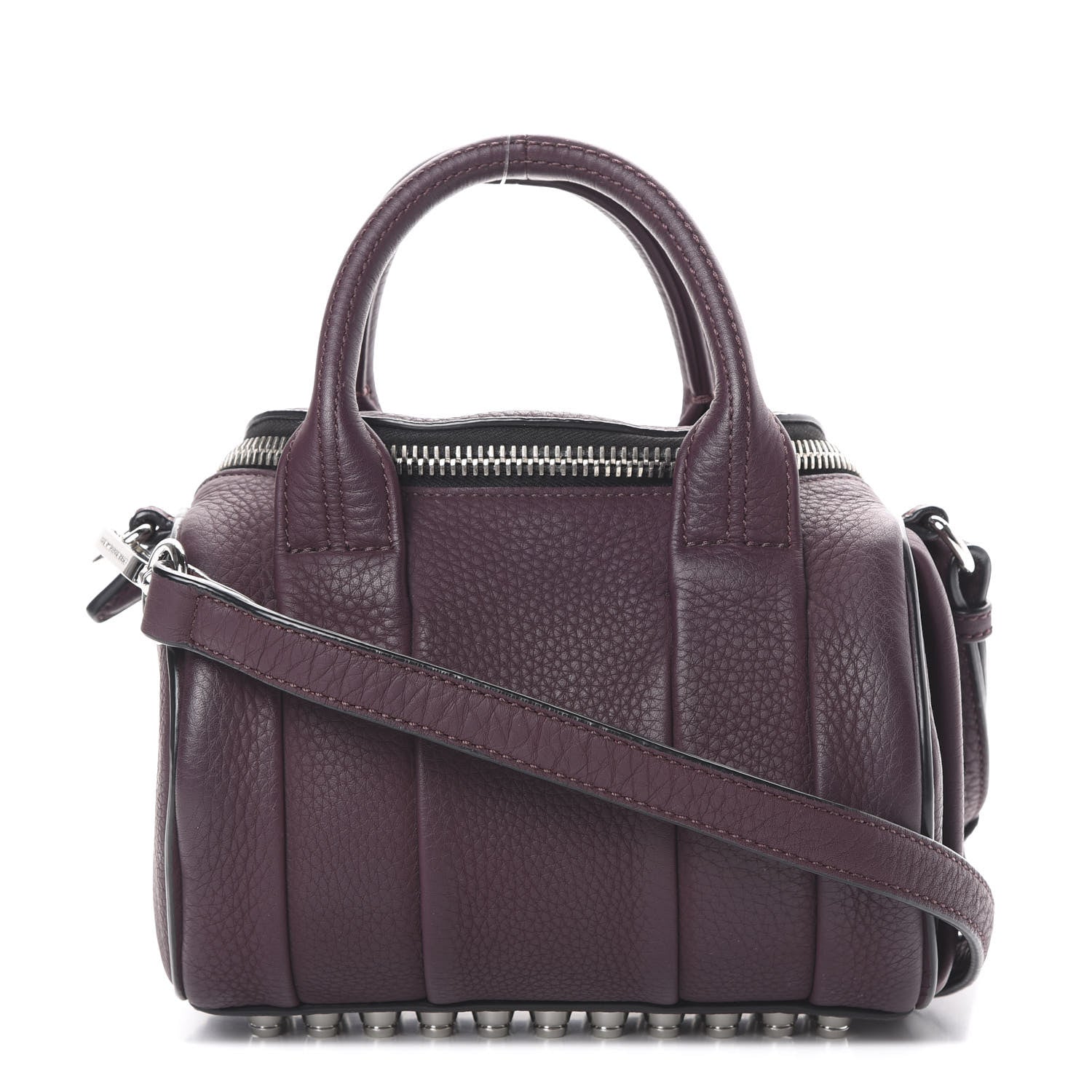 Alexander Wang Pebbled Calfskin Mini Rockie Matte Oxblood 1 of 8