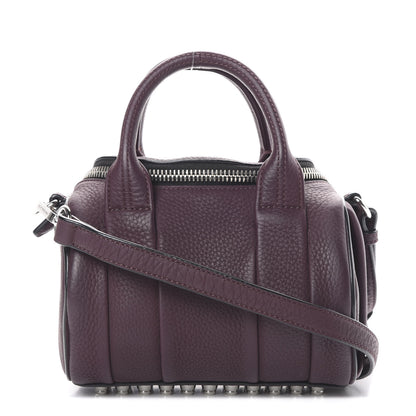 Alexander Wang Pebbled Calfskin Mini Rockie Matte Oxblood 1 of 8