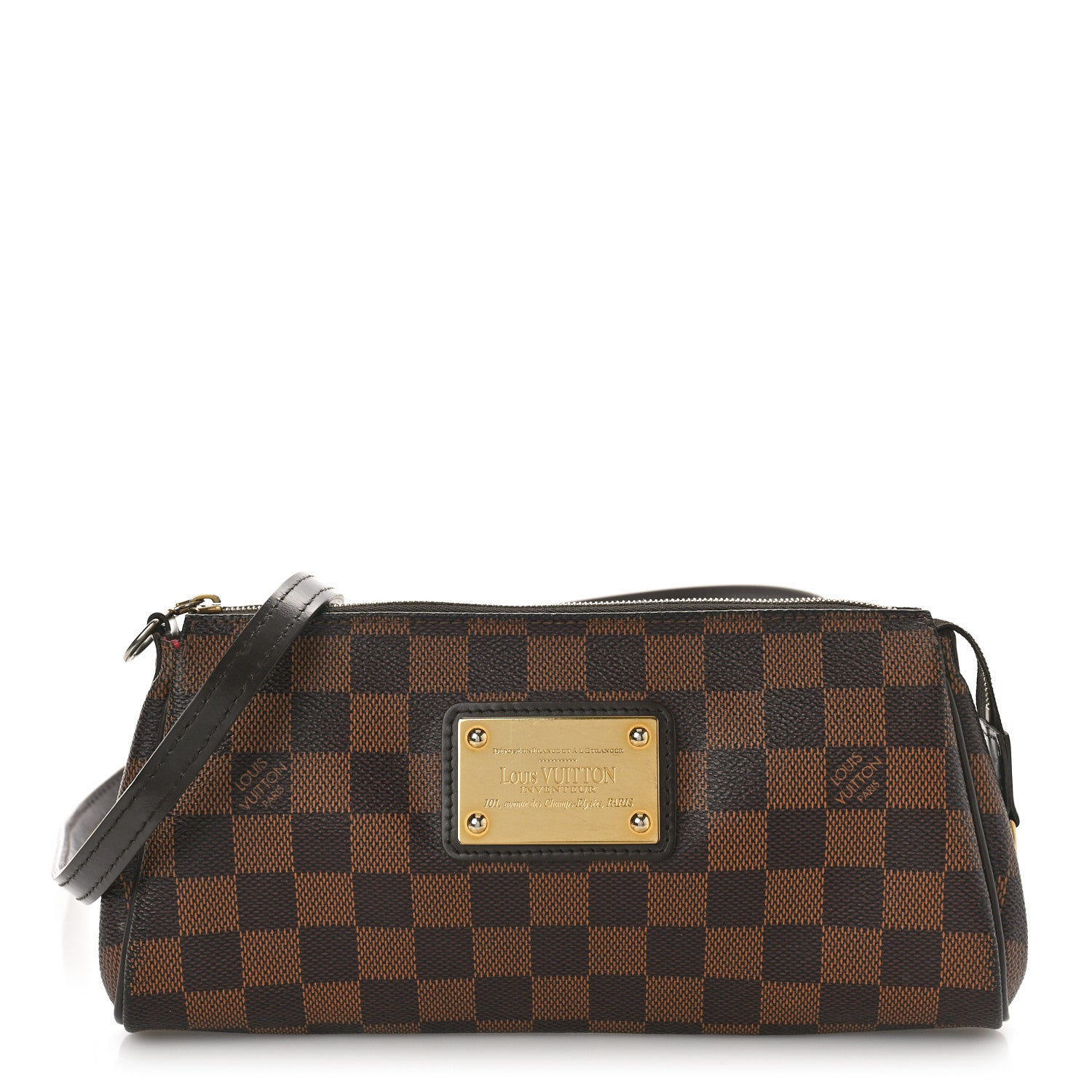 Louis Vuitton Damier Ebene Eva Clutch 1 of 9