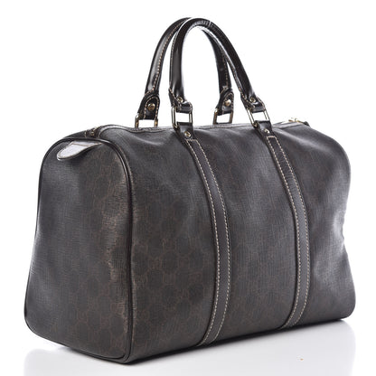 Gucci GG Supreme Monogram Medium Boston Dark Brown 3 of 20