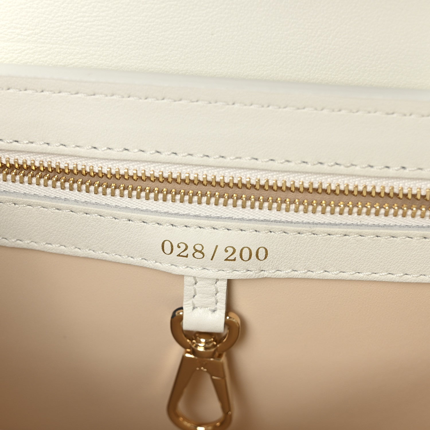 Louis Vuitton X PAOLA PIVI Taurillon Arty Capucines MM White 7 of 10