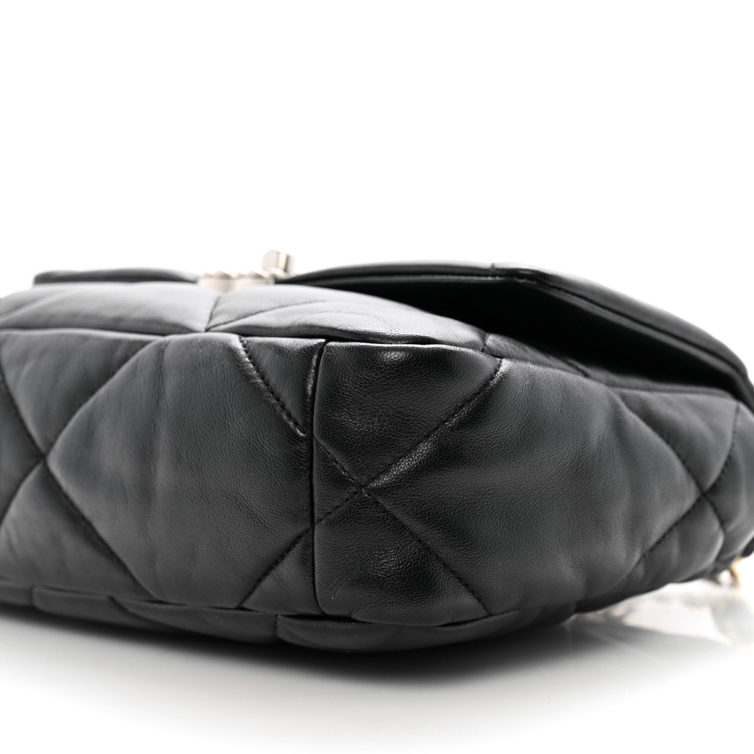Chanel Lambskin Quilted Medium Chanel 19 Flap Black 10 of 10