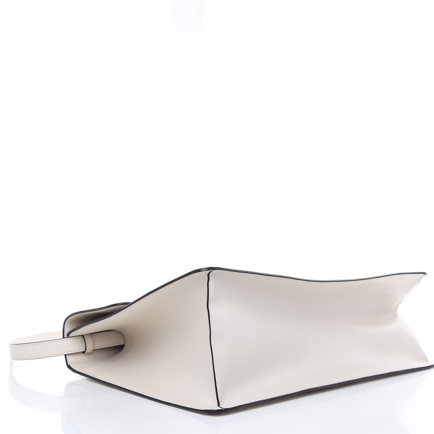 Gucci Calfskin Maxi Sylvie Top Handle Bag White 4 of 9